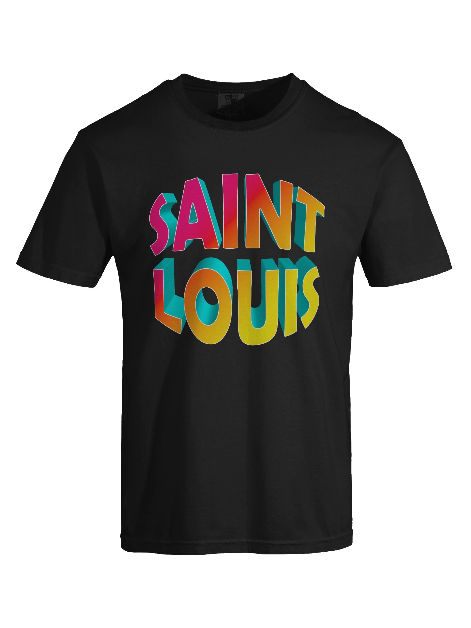 SAINT LOUIS 3D Gradient Comfort Colors Heavyweight Tee product image (7)
