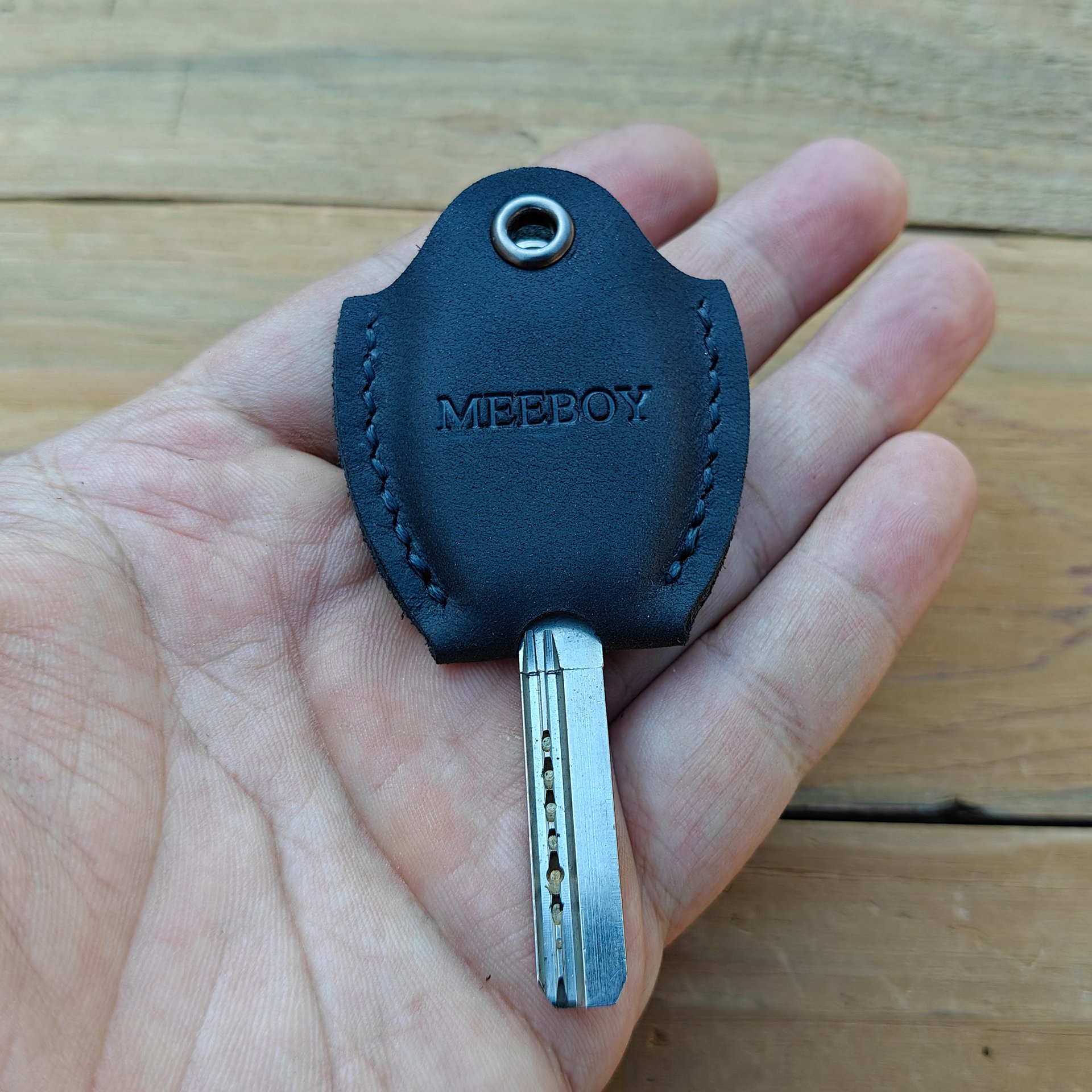 MEEBOY small leather house key caps for broken key, men and women leather door key covers product image (7)