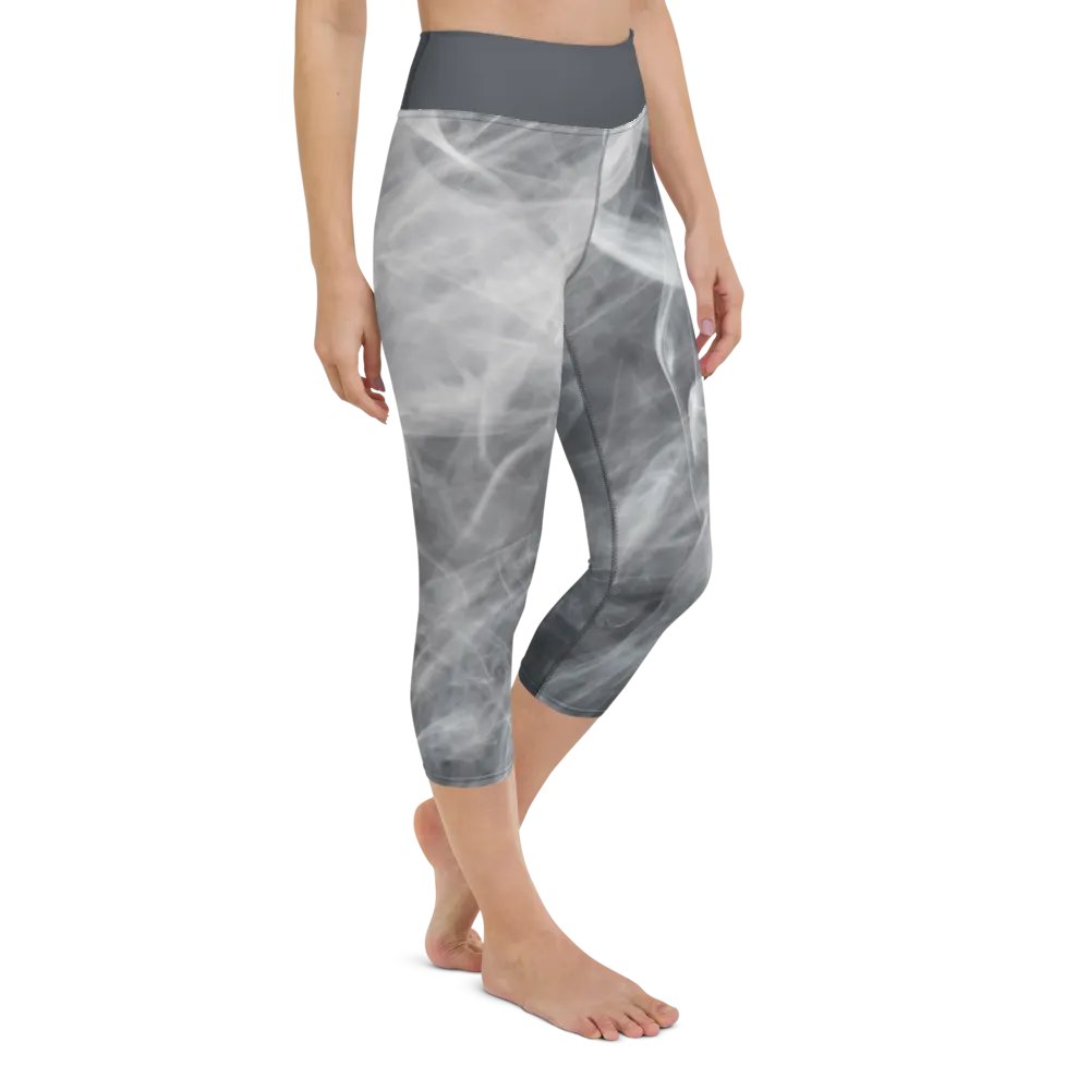 Swirling Mist Yoga Capri Leggings product image (2)