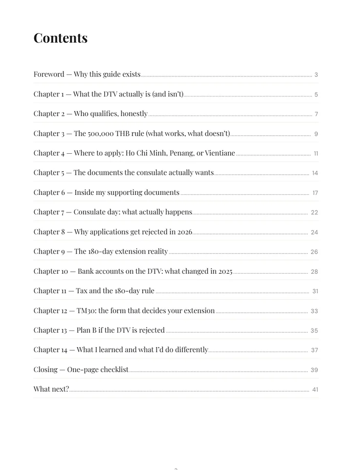 Thailand DTV Visa Guide — Inside a Real DTV Application product image (2)