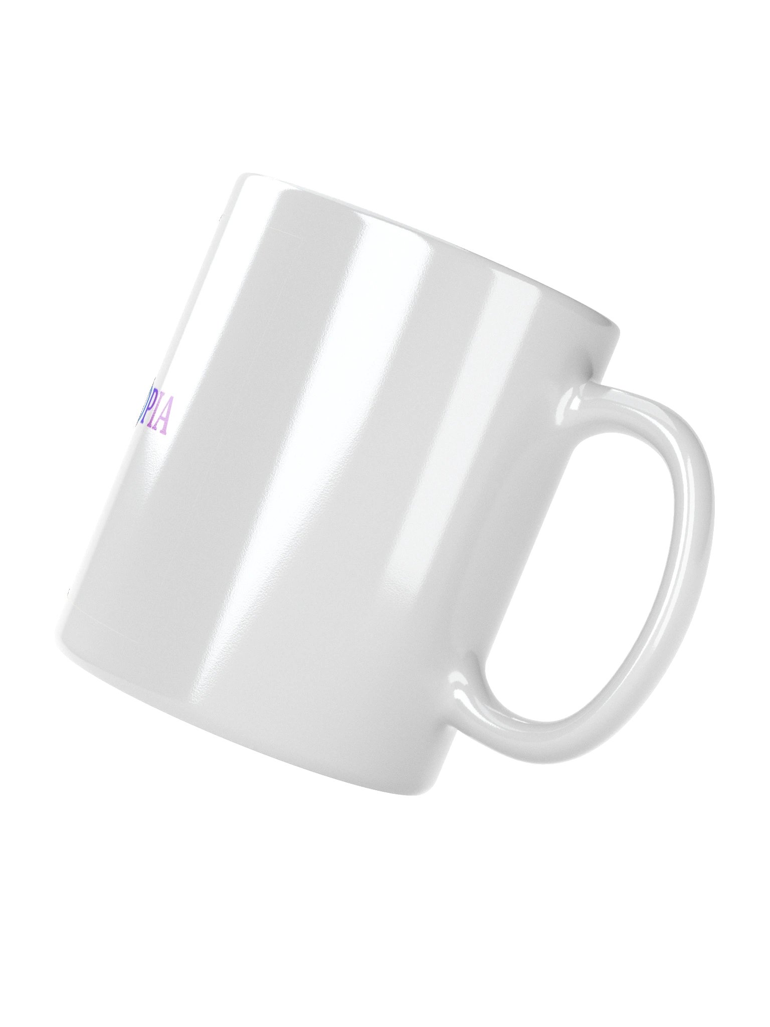 Rainbow Tree Logo White Glossy Mug product image (3)