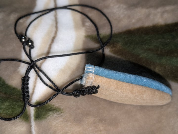 Hamsa Air/Water Adjustable Pouch Necklace product image (2)