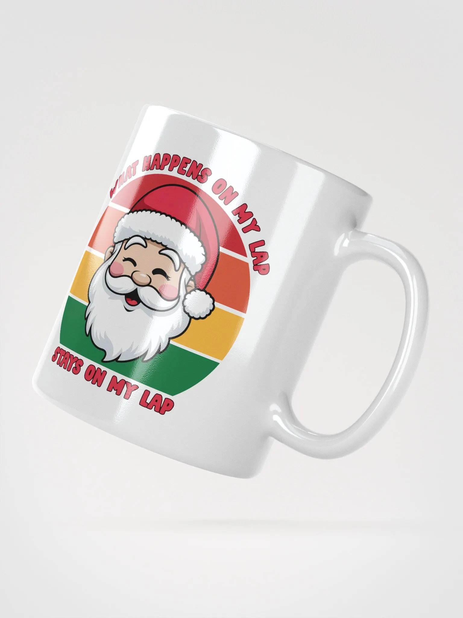 Santa's Lap Retro Mug product image (2)