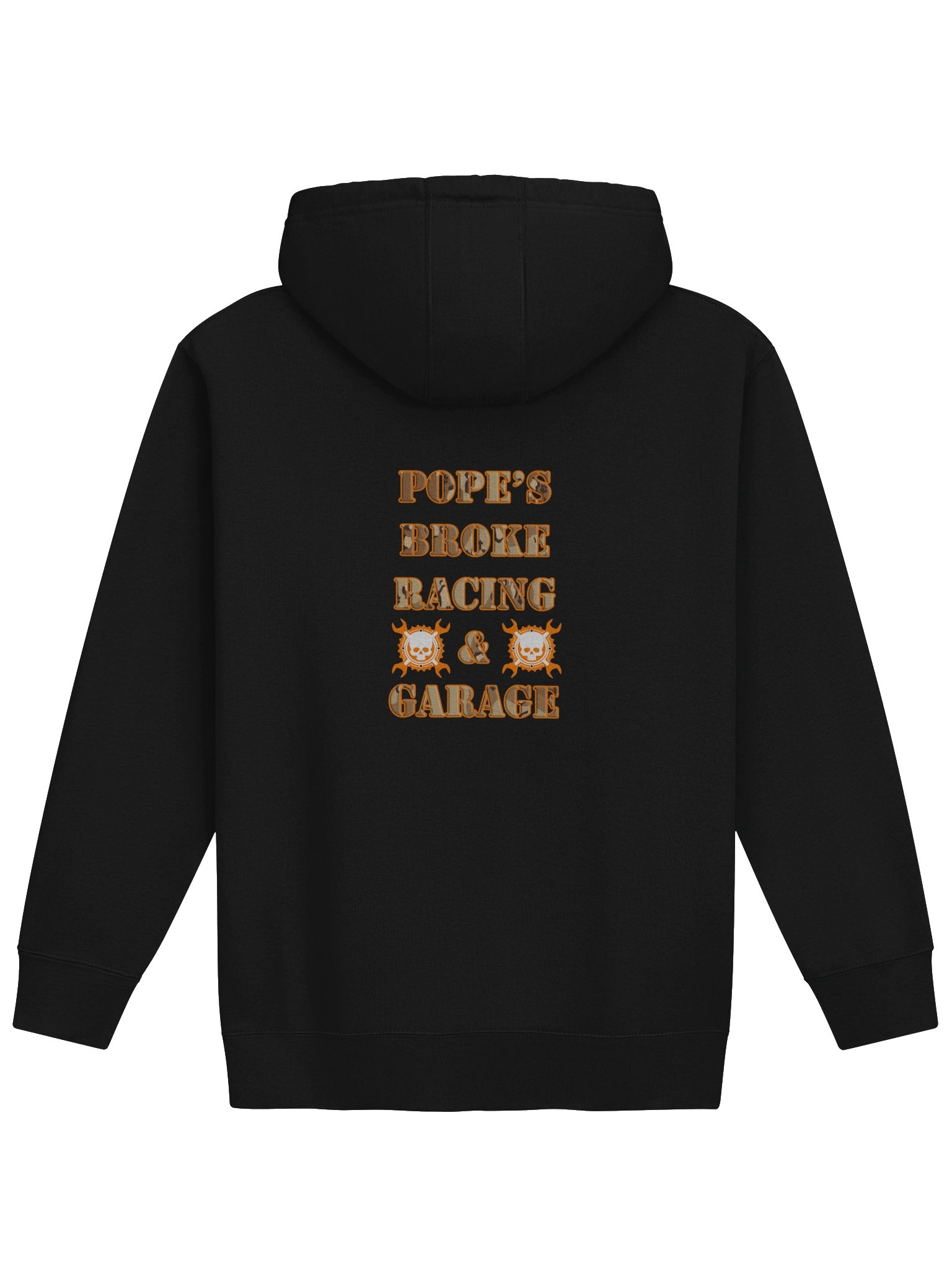 Pope’s Broke Racing & Garage Skull Hoodie product image (6)