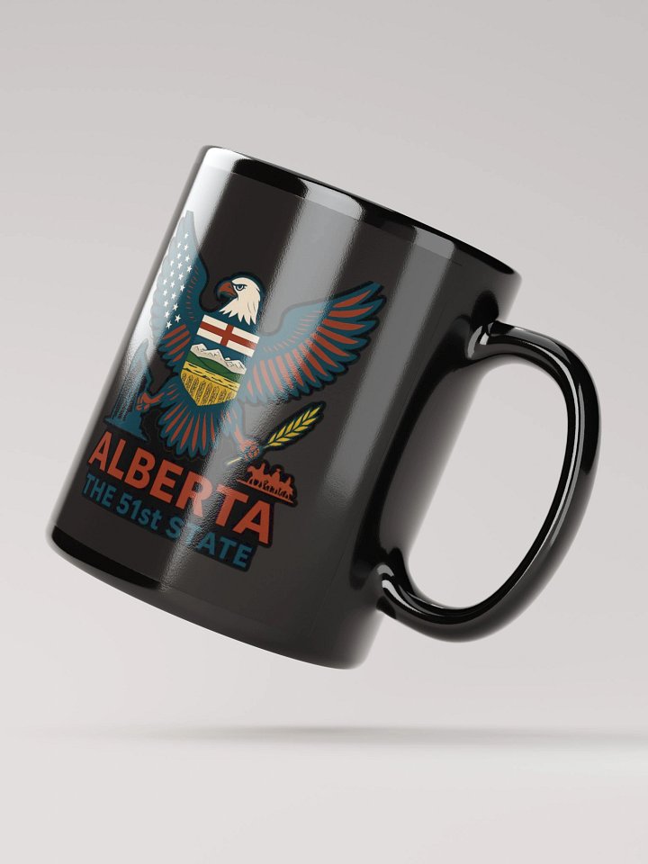 ALBERTA THE 51ST STATE BLACK MUG product image (2)