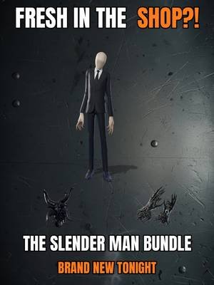 Slender Man is finally in the shop. 💀 His full bundle leads tonight with The Batman Who Laughs and Armored Batman Zero back in rotation. Mask Maker Daigo and Hollowhead and Spider Knight round out the night. Who is grabbing Slender Man tonight? #Fortnite #Fortnitemares #ItemShop #CrossBonez