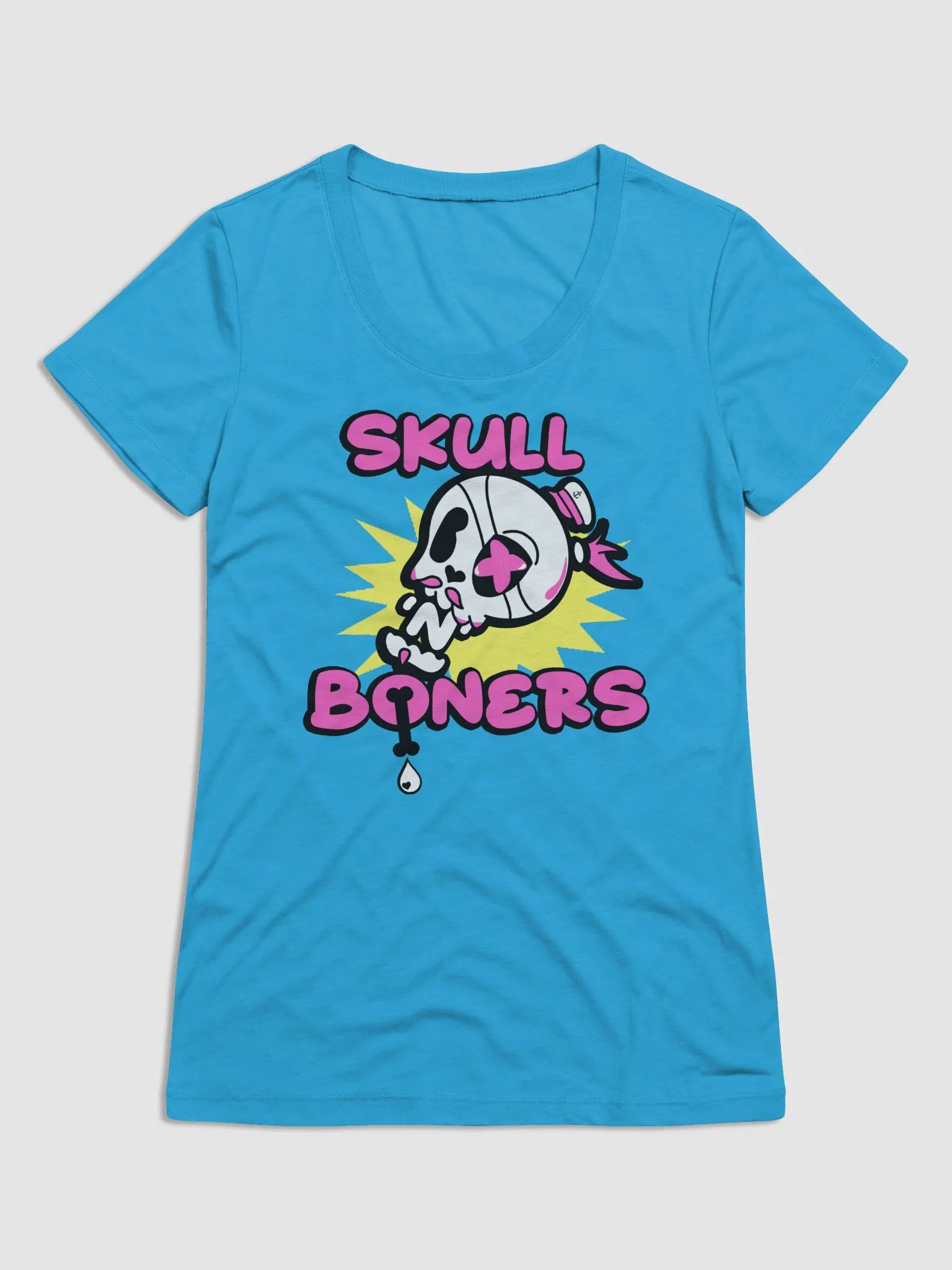 SKULL 'N' BONERS (Ladies Short Sleeve) product image (2)