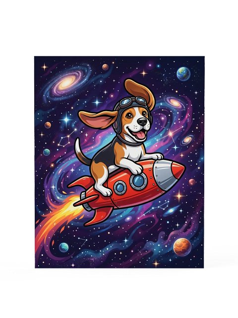 Rocket Beagle Poster