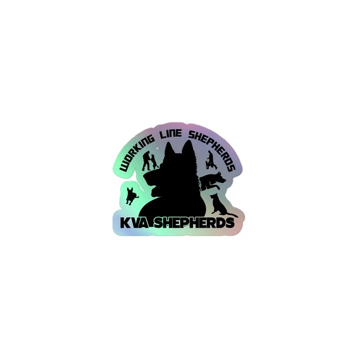 Working Line Shepherds Holographic Sticker Sheet product image (1)