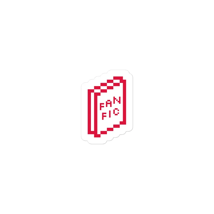 KUDOS // FAN FIC Book Pixel Art Die-Cut Sticker product image (2)