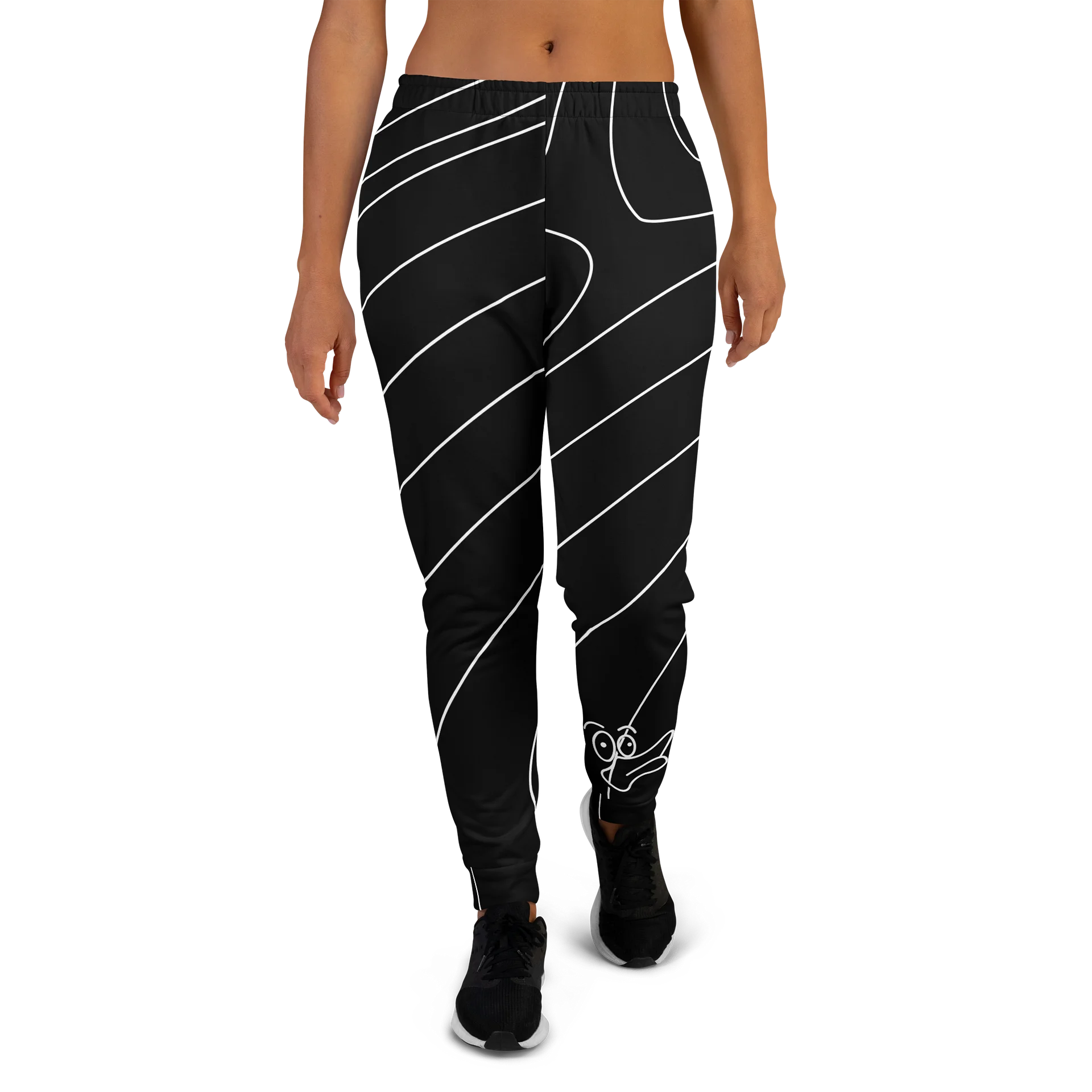 Ducc Face Lines Womens Joggers product image (2)