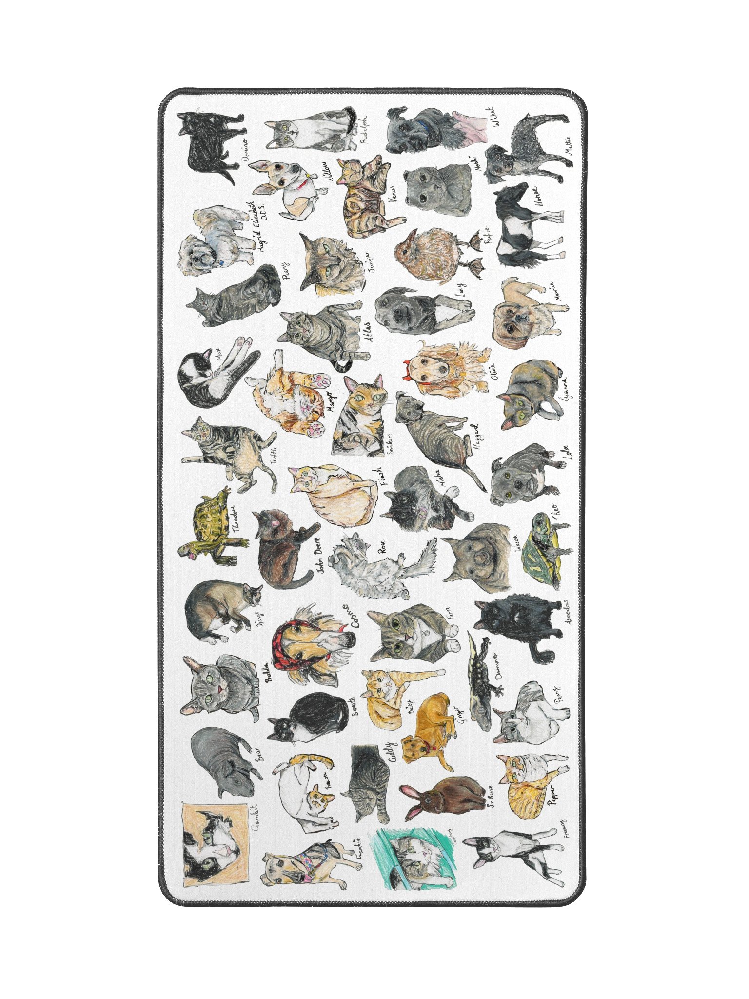 Scriggly pet desk mat product image (2)