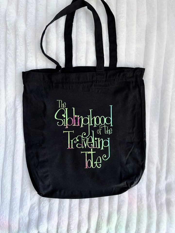 "Siblinghood of the Traveling Tote" Zippered Tote Bags product image (2)
