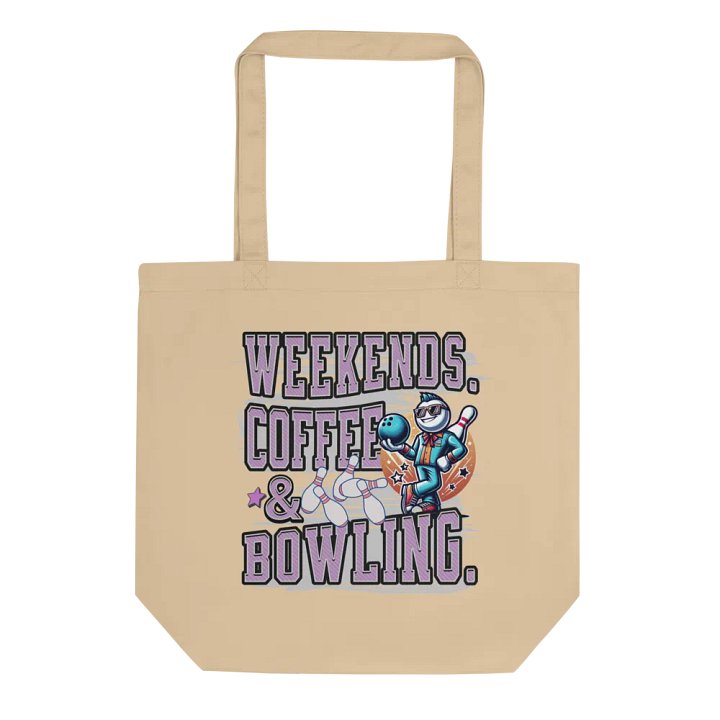 Weekends Coffee And Bowling Vibes Tote Bag product image (1)