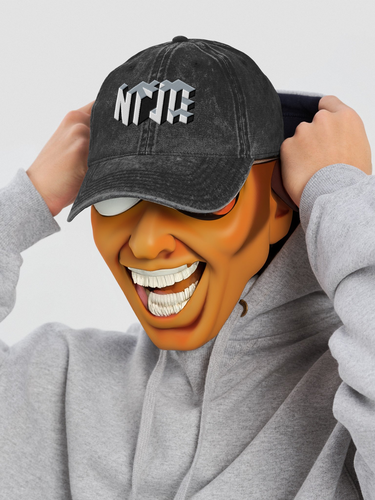 Geometric Noir Dad Hat product image (6)