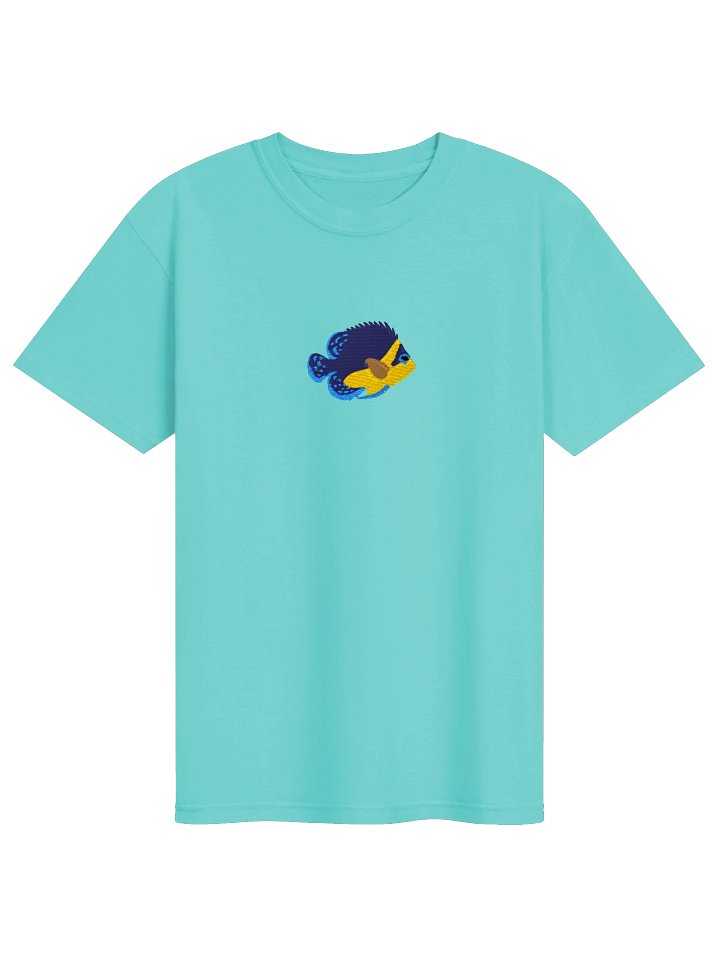Venustus Angelfish Embroidered Shirt | Reef Aquarium Fish Embroidery Tee | Saltwater Marine Fish Apparel product image (41)