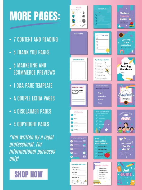 Ebook Templates for TPT Sellers product image (7)