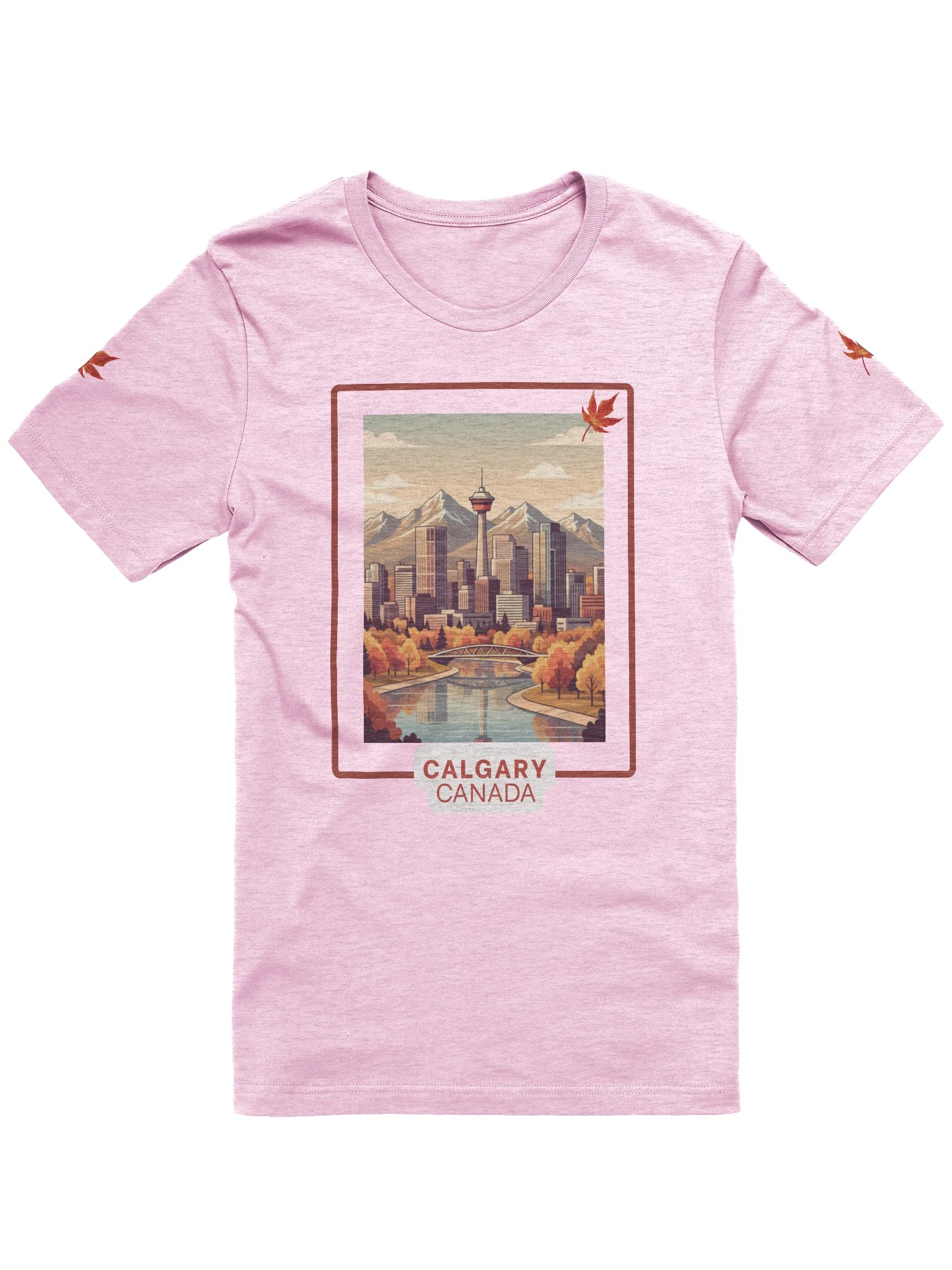 Calgary Canada Autumn Cityscape Illustration product image (1)