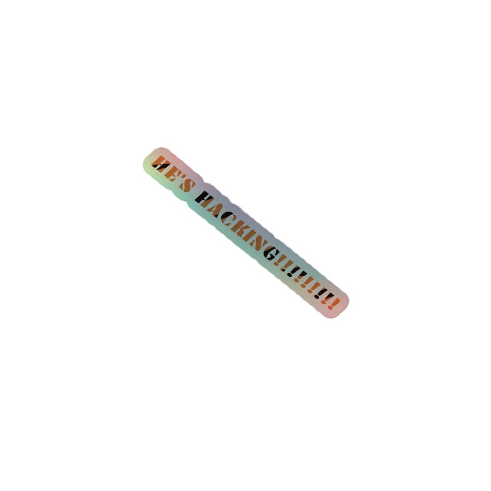 HACKUSATIONS STICKER product image (1)