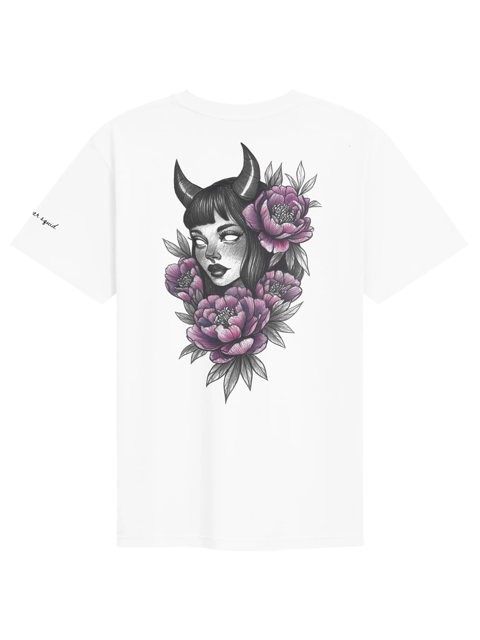 Soft Petals, Sharp Horns | Graphic Tee product image (7)