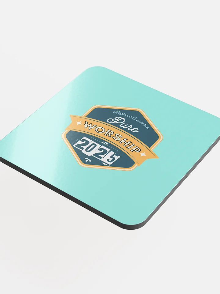 2025 “Pure Worship” Convention Coaster – Mint Blue product image (2)
