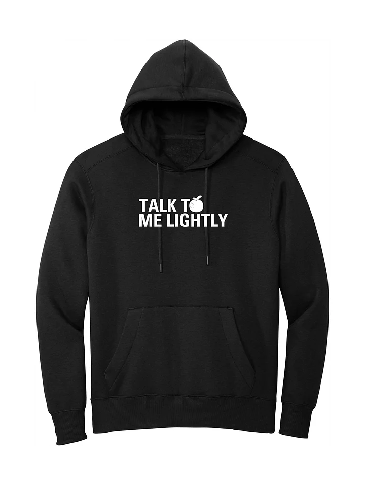 Talk To Me Lightly Silicone Letters Hoodie product image (1)