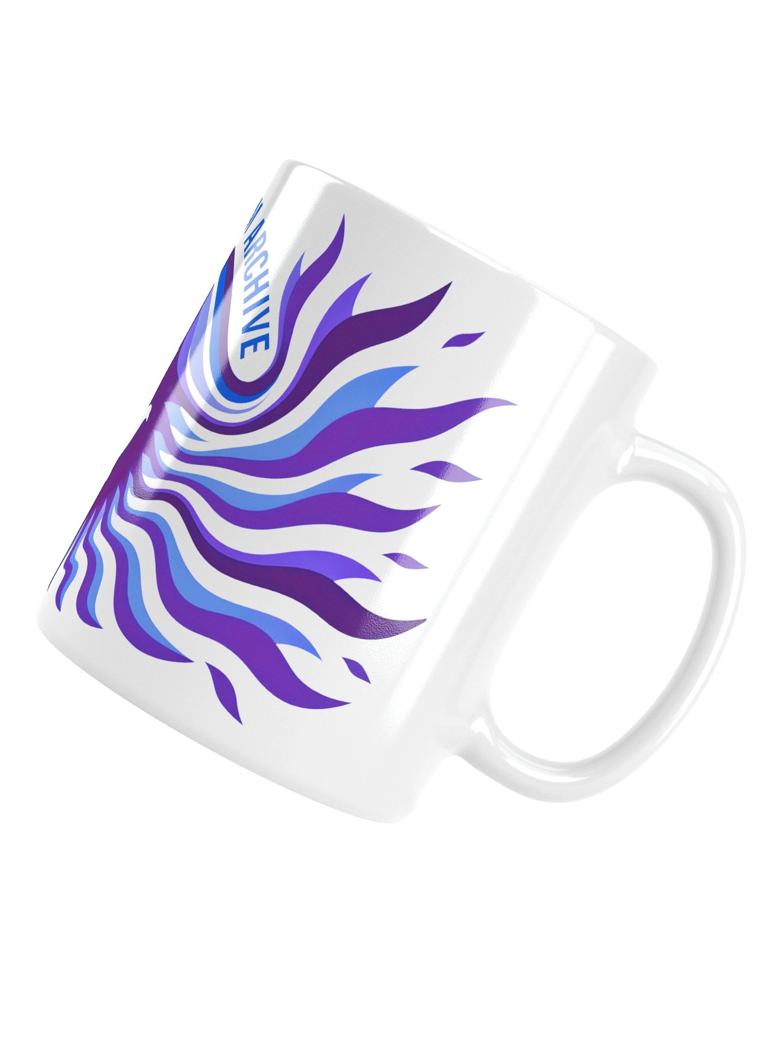 "Dove Wave" White Glossy Mug product image (6)
