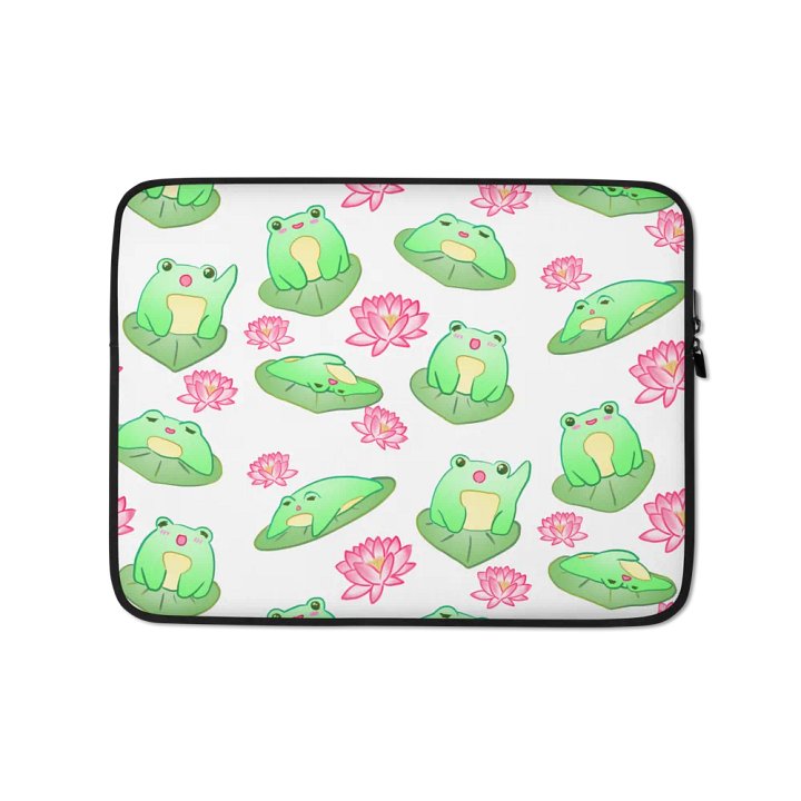 Kawaii Froggie Laptop Sleeve product image (1)