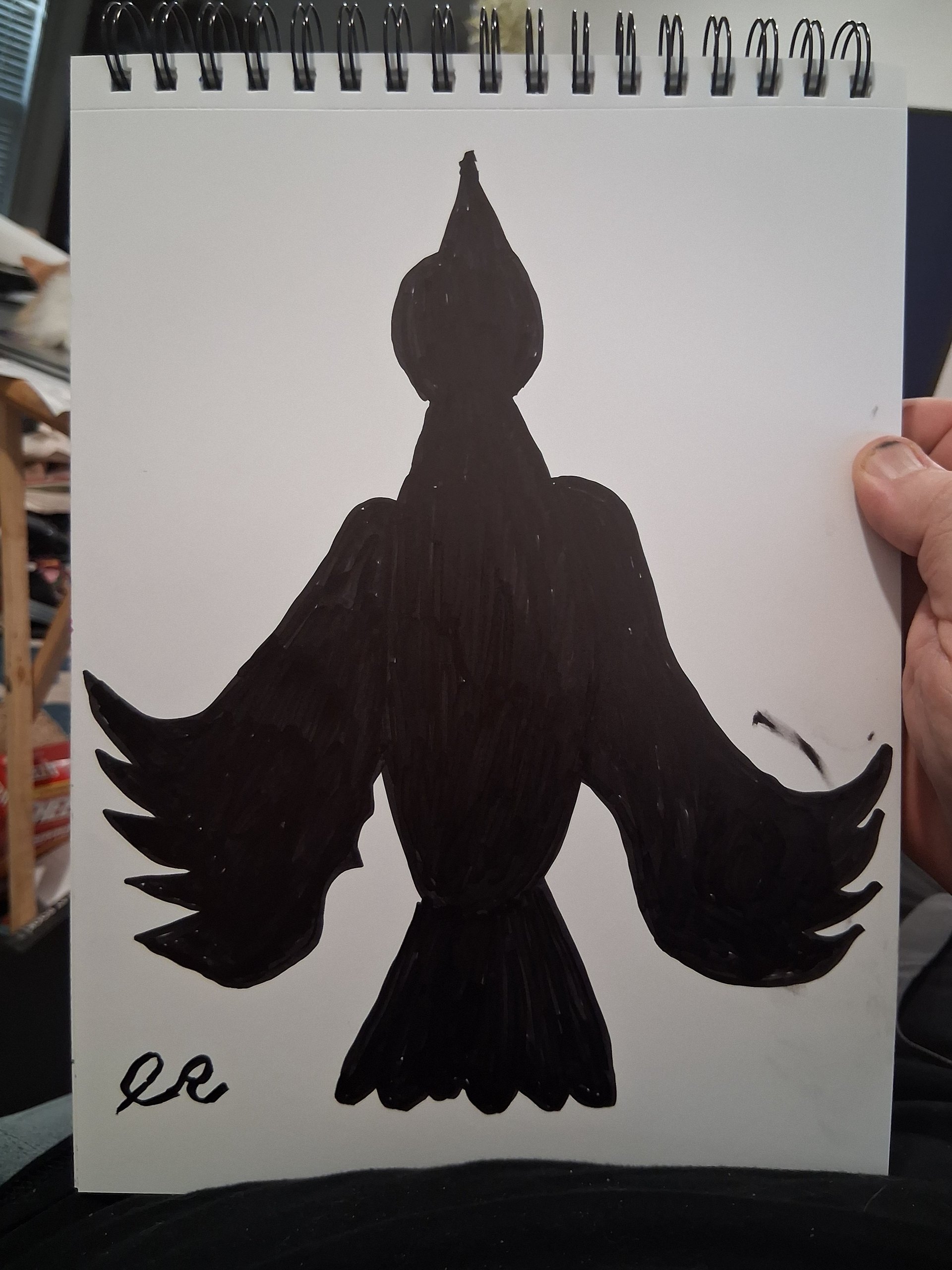 The Corvid is Coming Original Drawing product image (1)