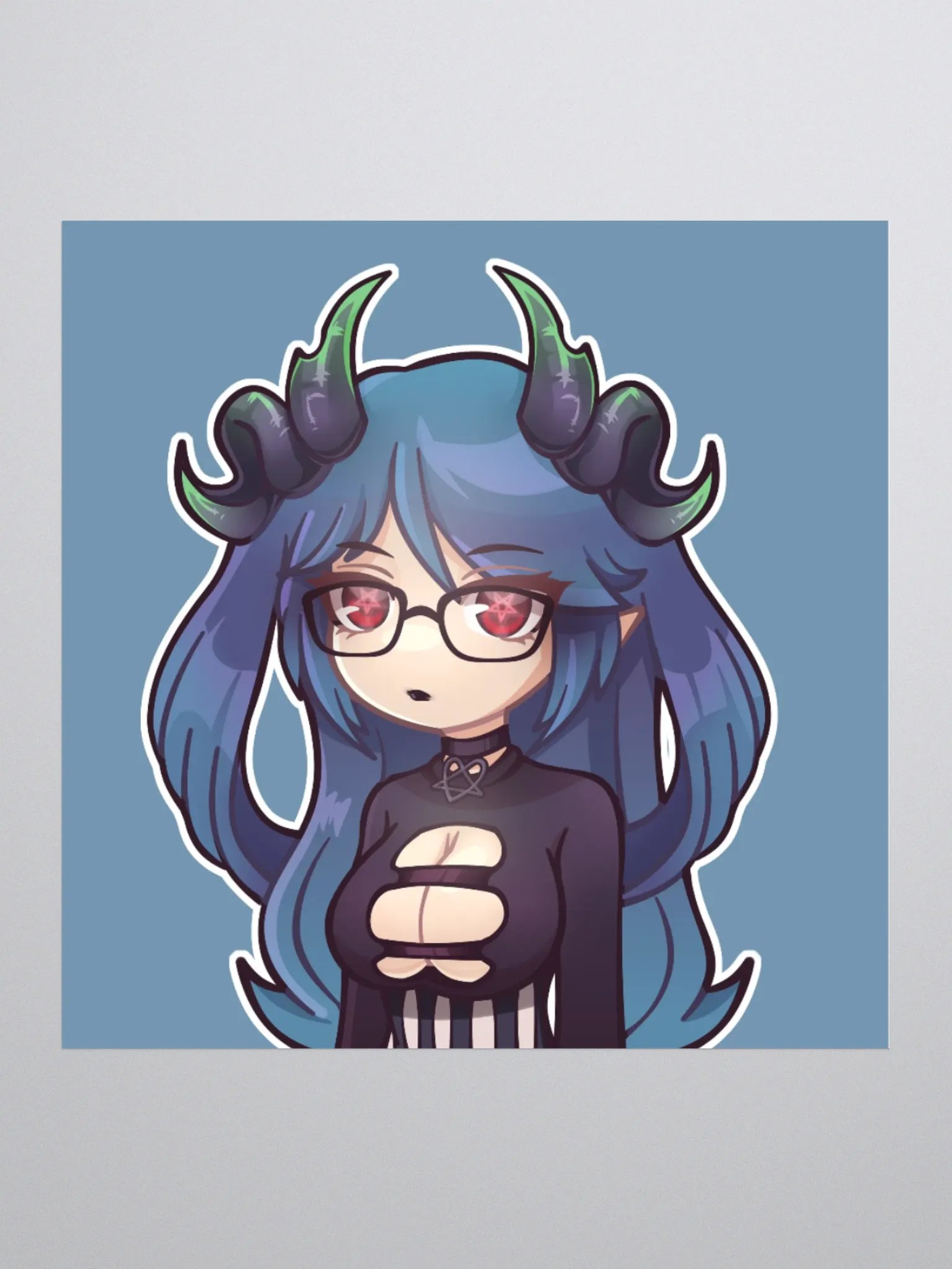 Chibi alien demon (Sticker) product image (1)