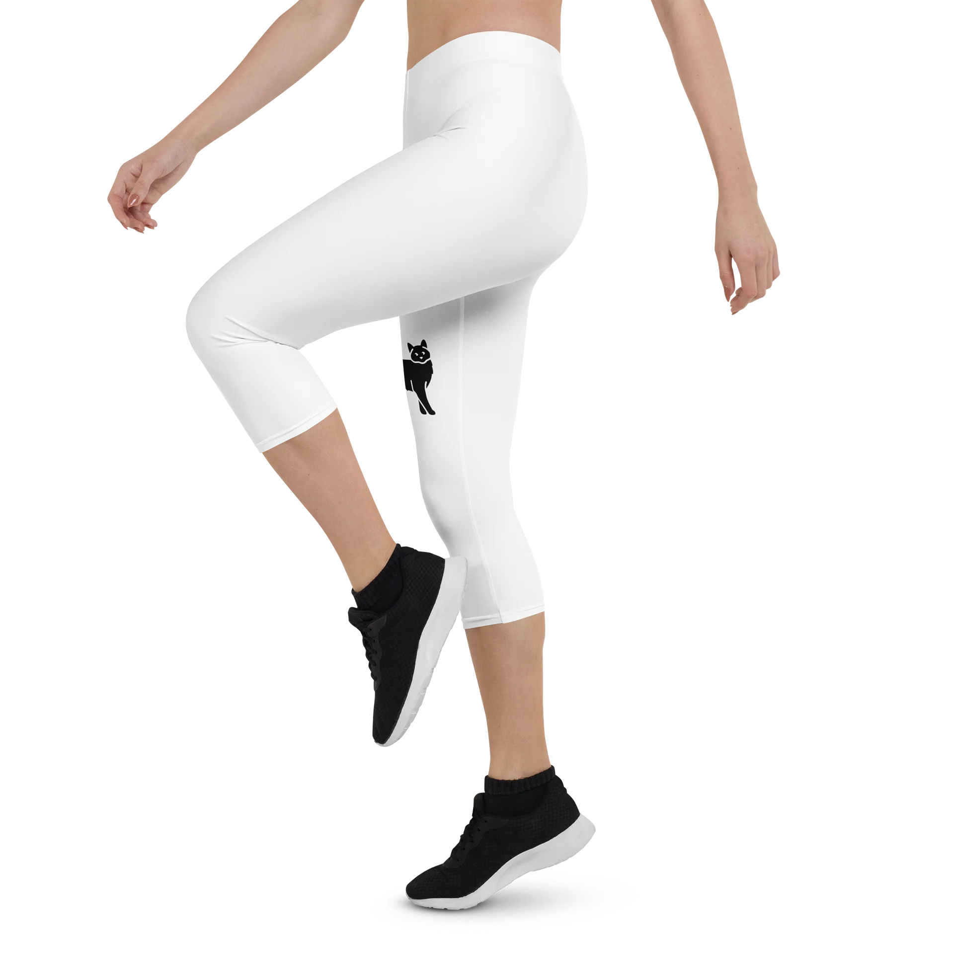 Black Cat Capri Leggings product image (4)
