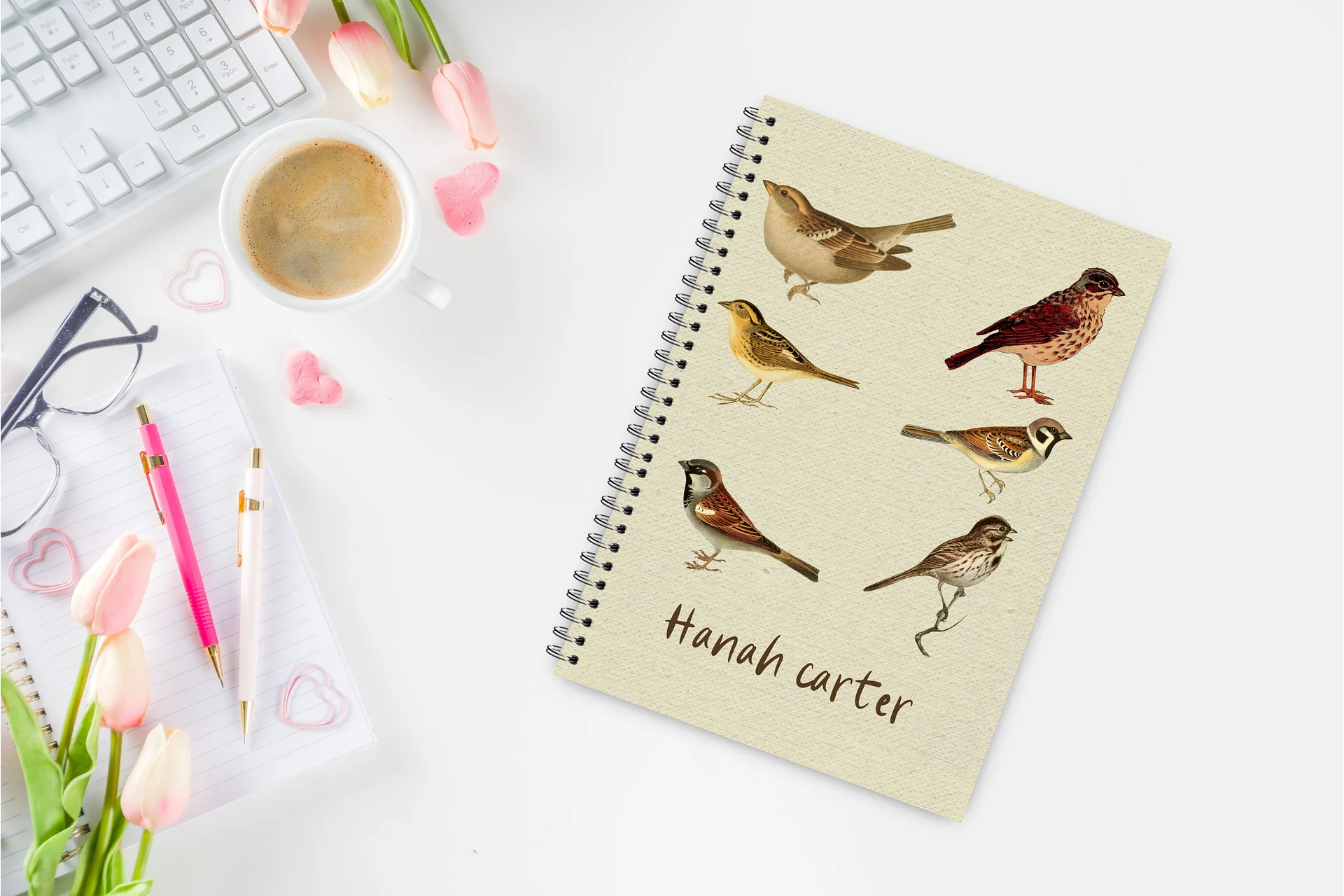 Sparrow: Notebook Cover Canva Template product image (7)