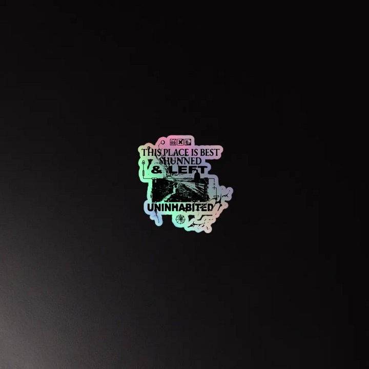 SHUNNED AND UNINHABITED (sticker) product image (4)