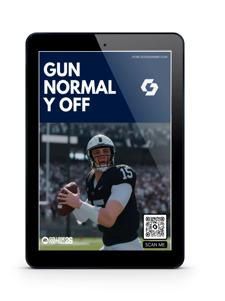 College Football 26: Gun Normal Y Off Scheme product image (1)