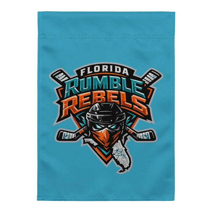Florida Rumble Rebels Hockey Garden Flag product image (1)