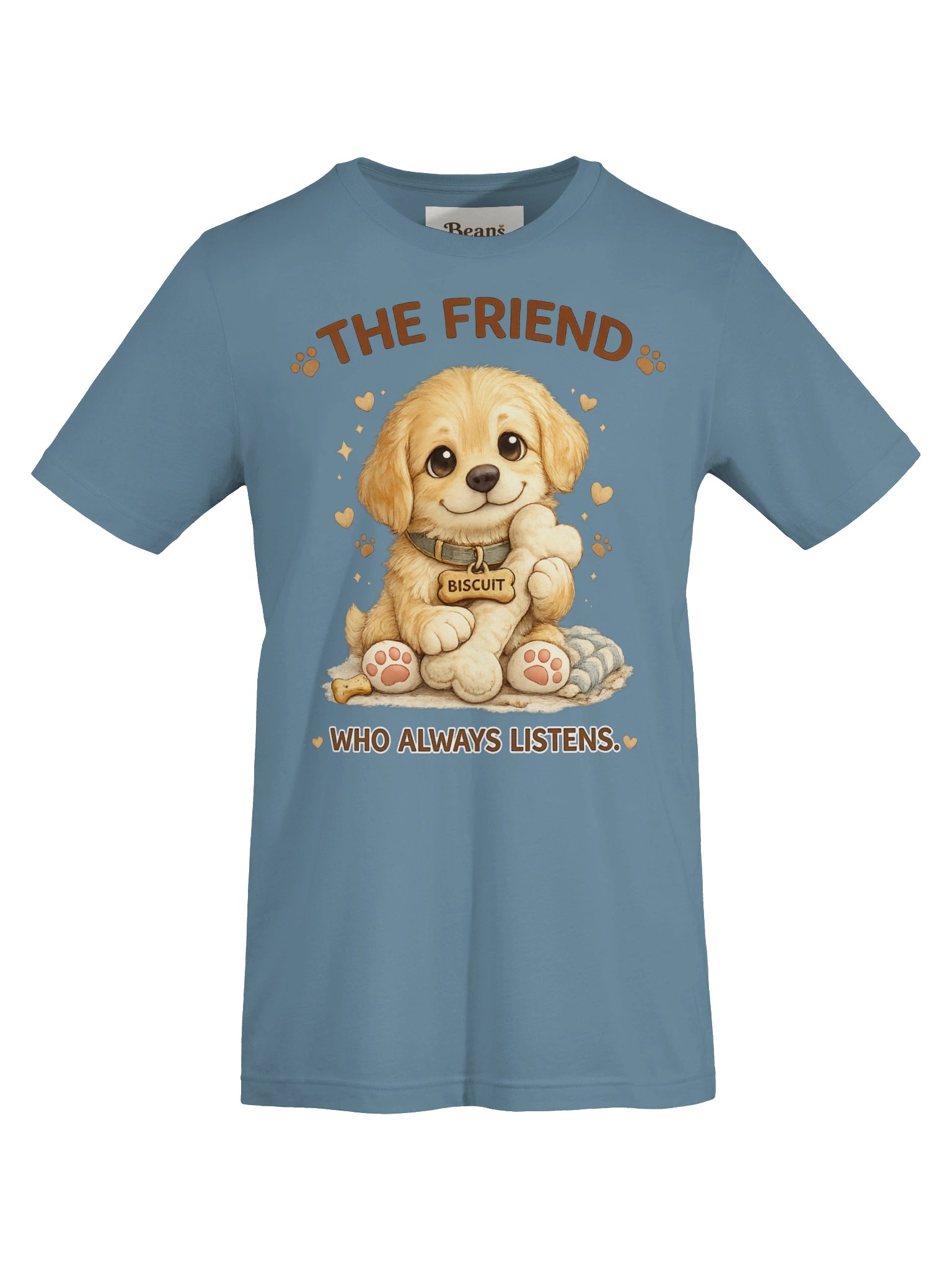 Biscuit The Friend Who Always Listens Puppy Tee product image (5)