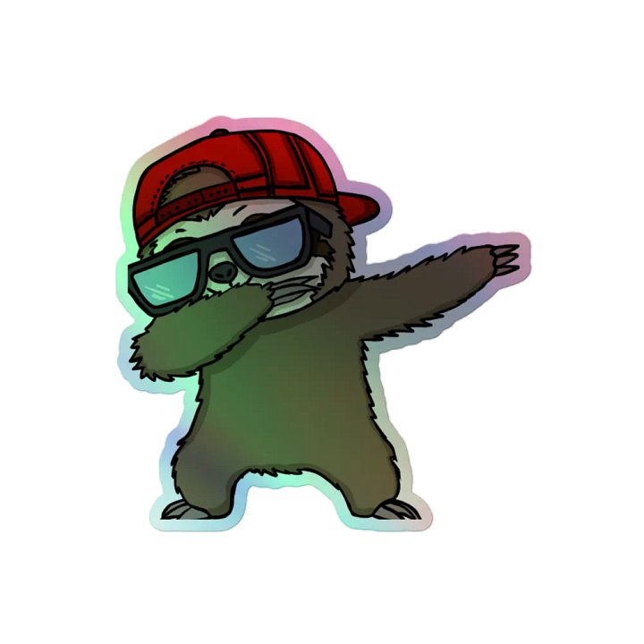 Holographic Sticker Sheet - Dab product image (2)