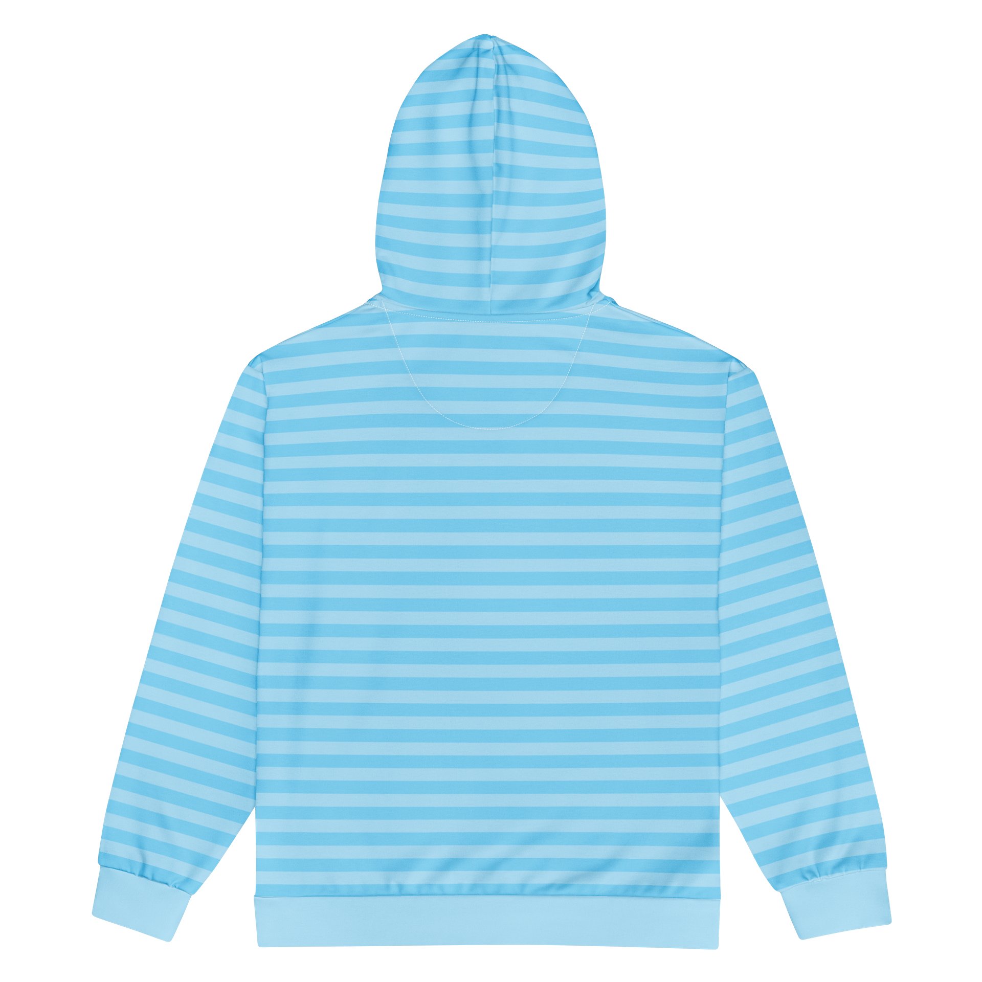 Light Blue Kat Skull Hoodie Stripped Hoodie product image (2)