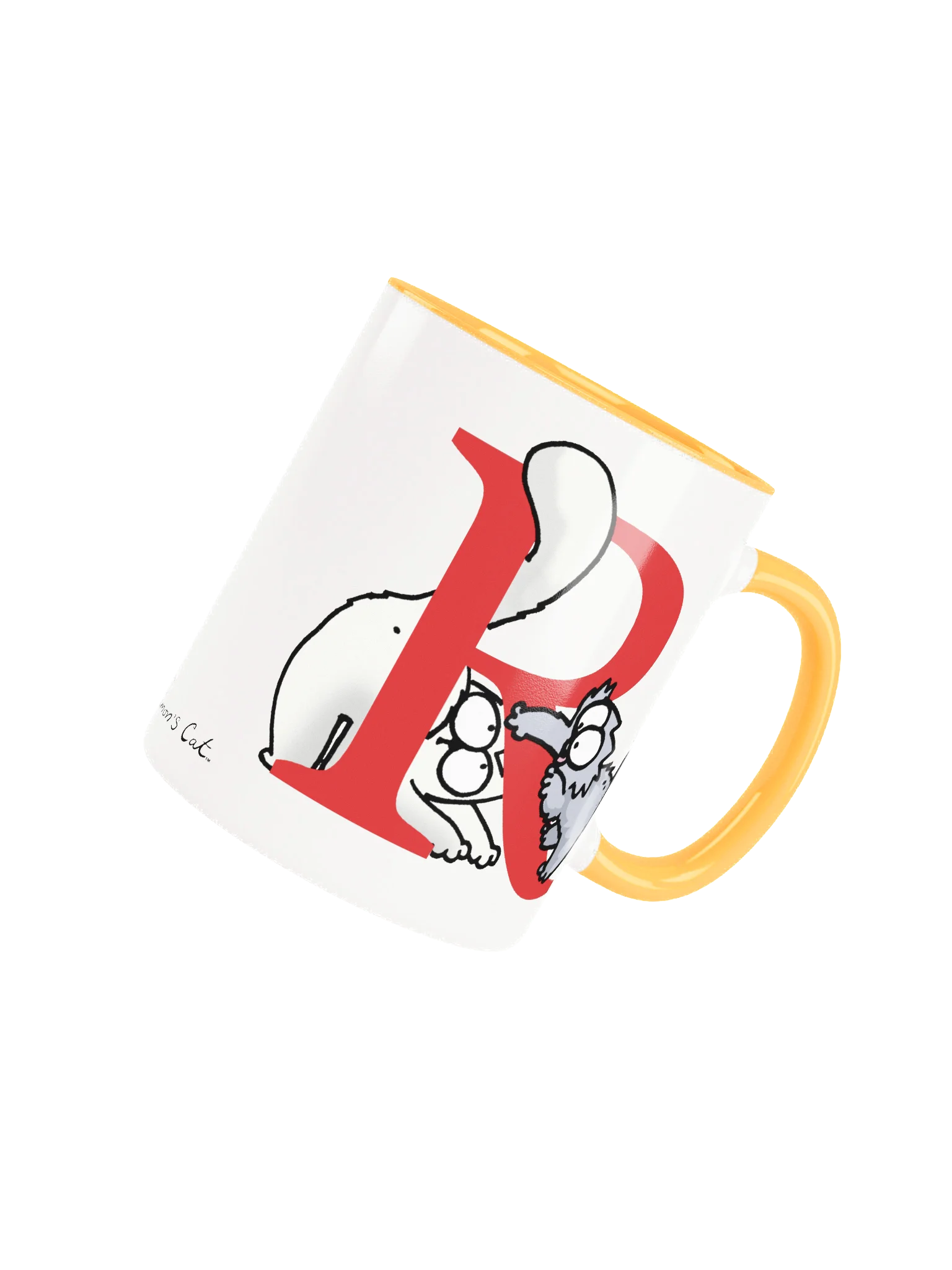 Cat Monogram Mug - R product image (4)