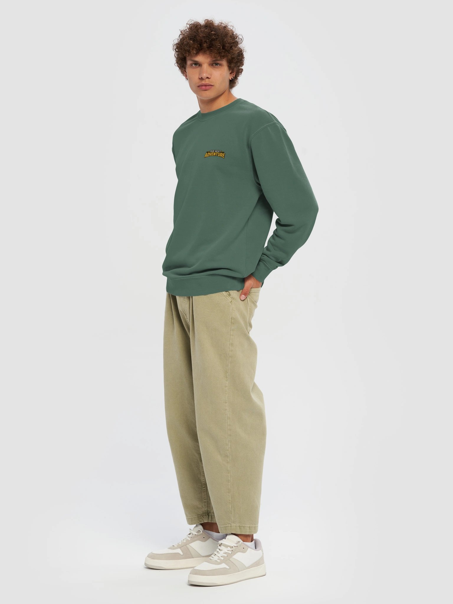 ONA Compass Crew - Pigment Dyed Green product image (7)