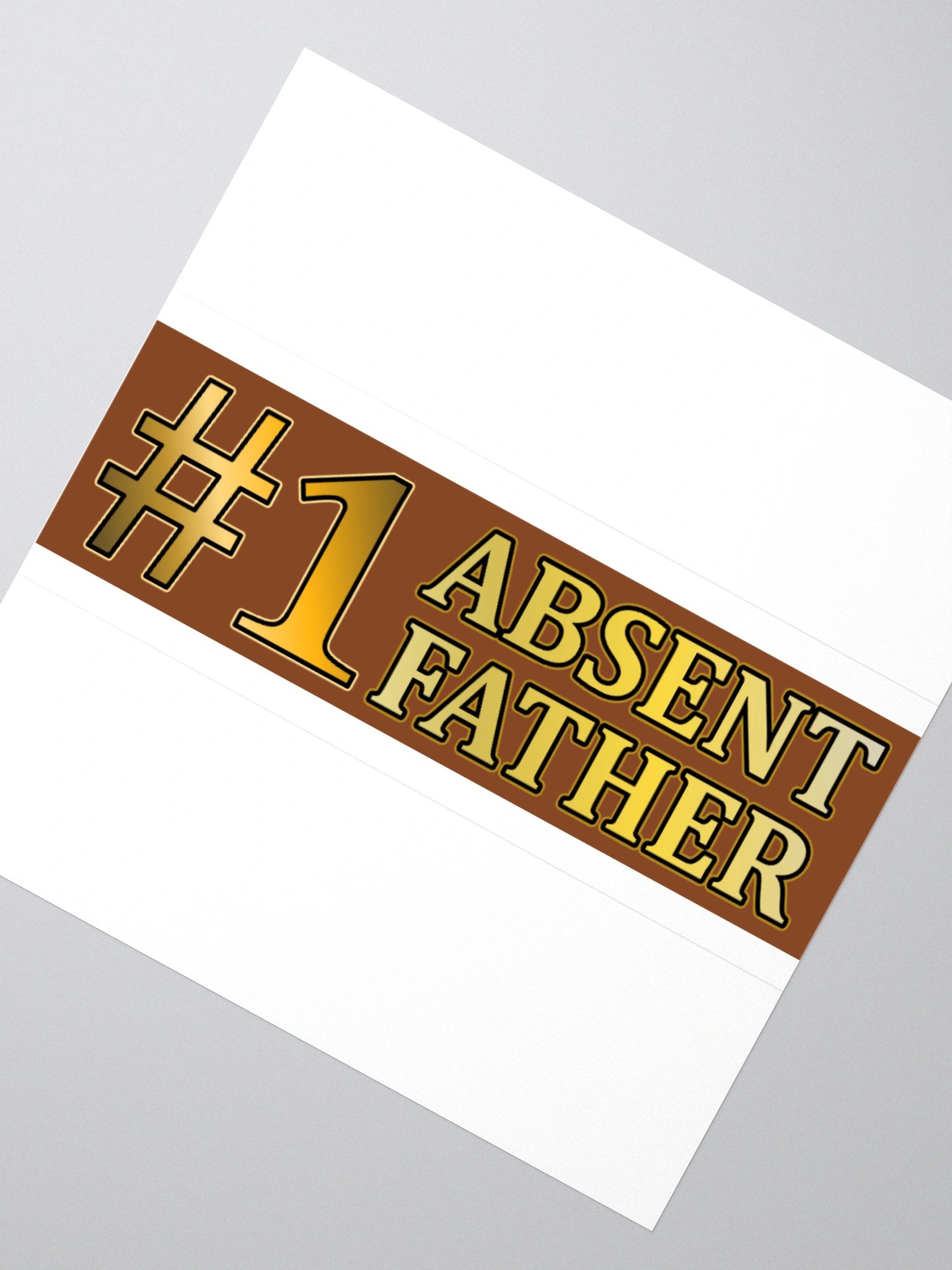 #1 Absent Father Sticker product image (4)