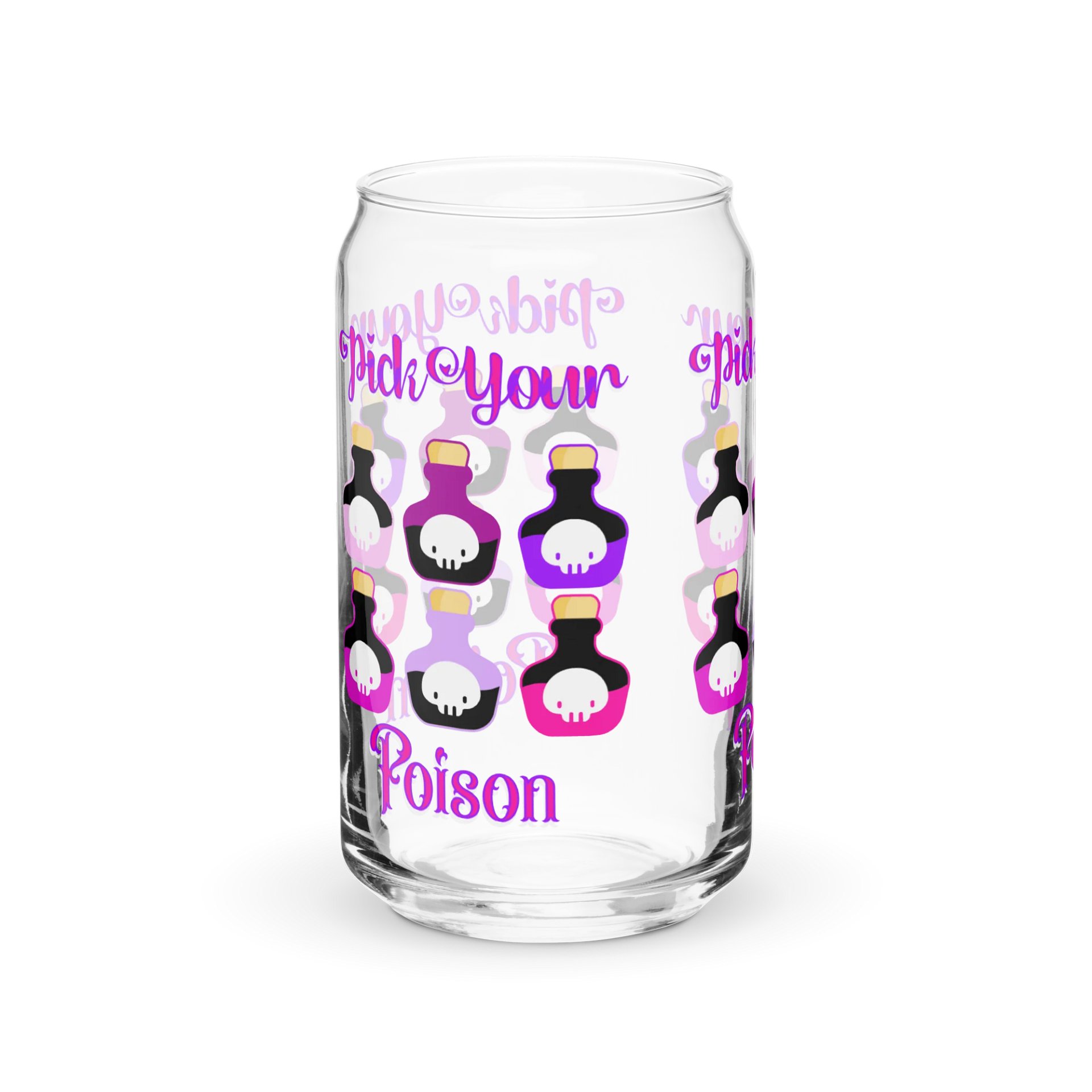 Pick Your Poison Clear Glass Design product image (5)