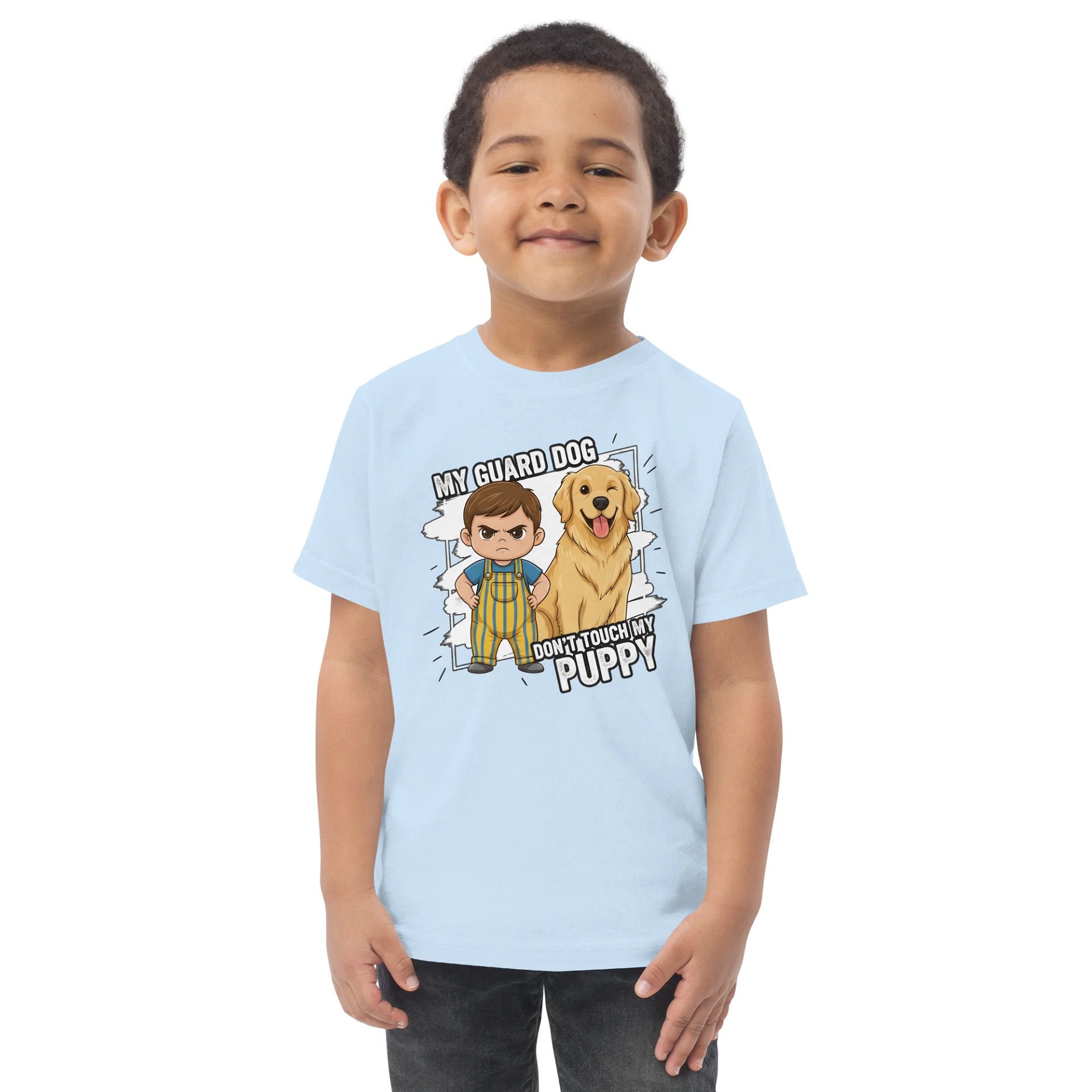 Don't Touch My Puppy | Toddler Jersey T-Shirt product image (1)
