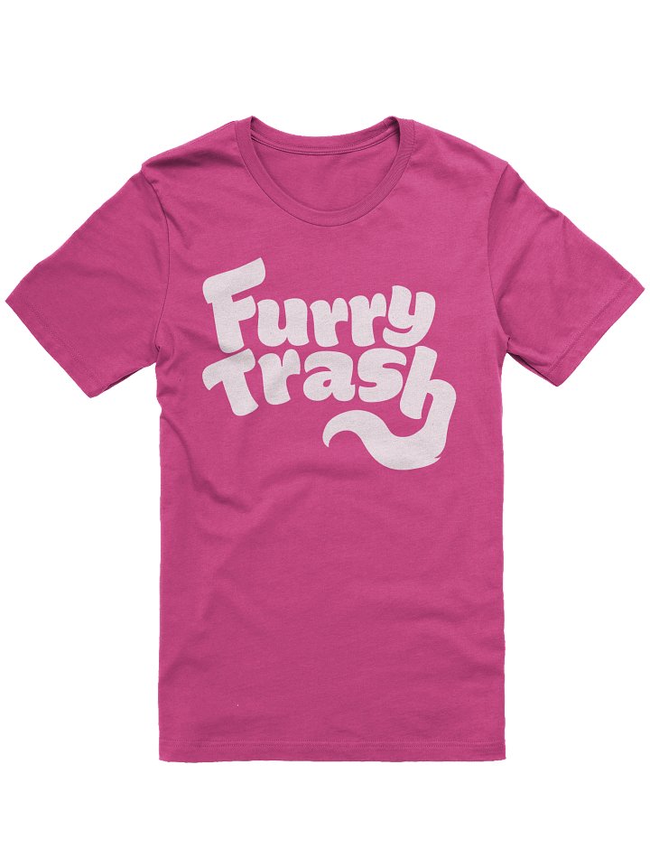 Furry Trash Supersoft Tee - Bubble Logo (White Print) product image (1)