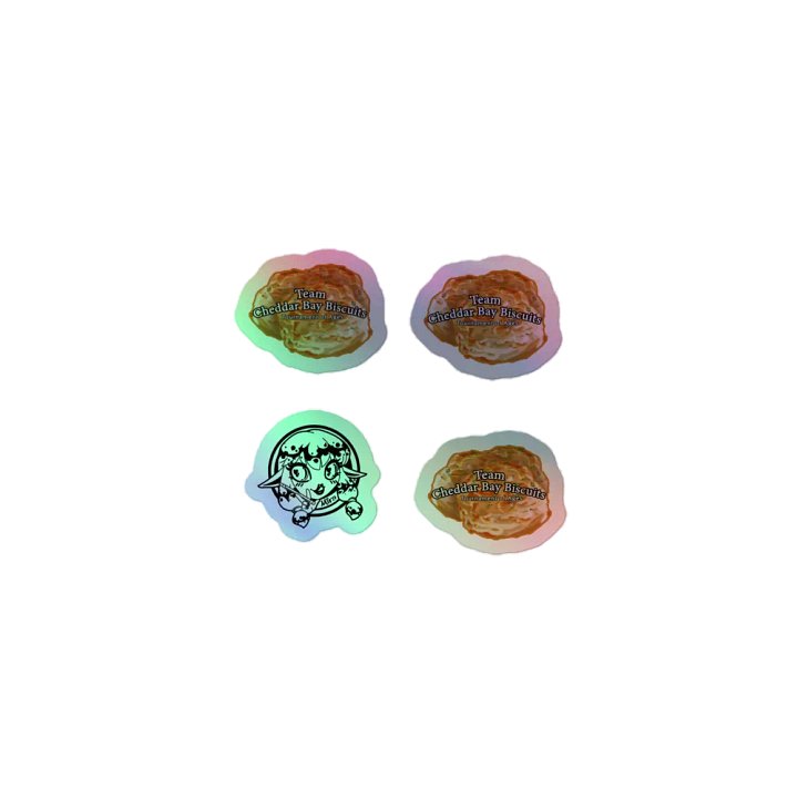 Team Cheddar Bay Biscuits - Holo Sticker Sheet product image (1)