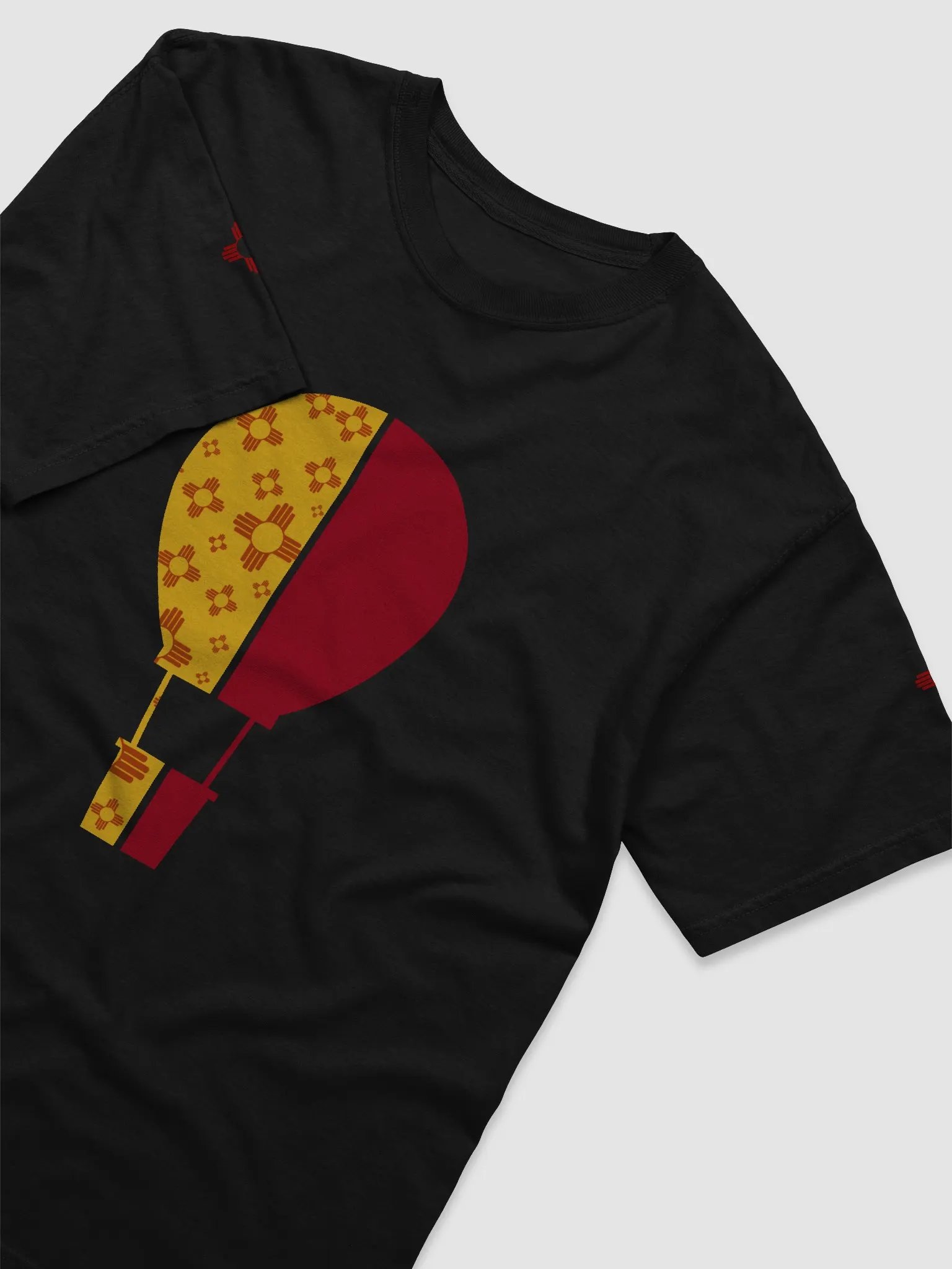 Zia Sun Hot Air Balloon Cotton T-Shirt product image (6)