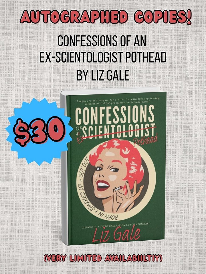 Autographed copy - Confessions of an Ex-Scientologist Pothead product image (1)