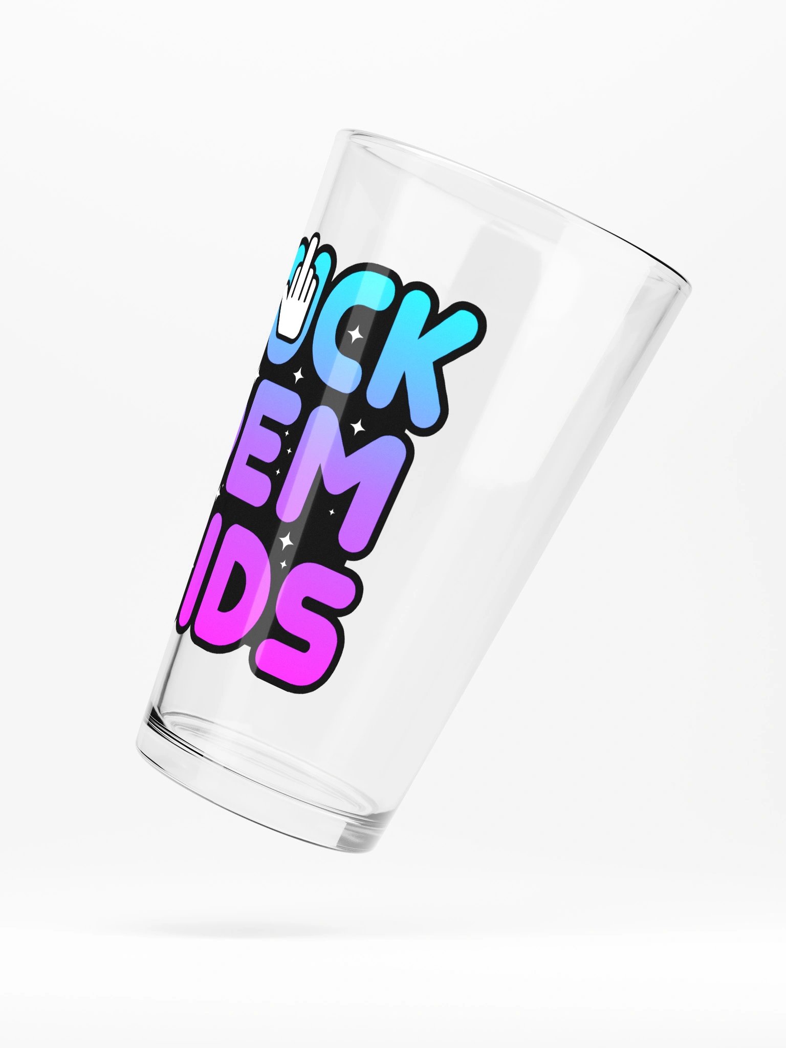 FUCK DEM KIDS PINT GLASS product image (5)