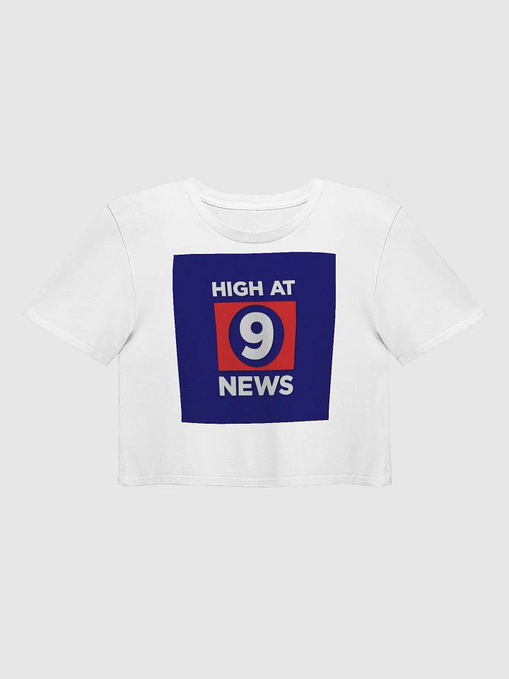 HA9N Official Logo Embroidered Premium Cropped T-Shirt product image (1)