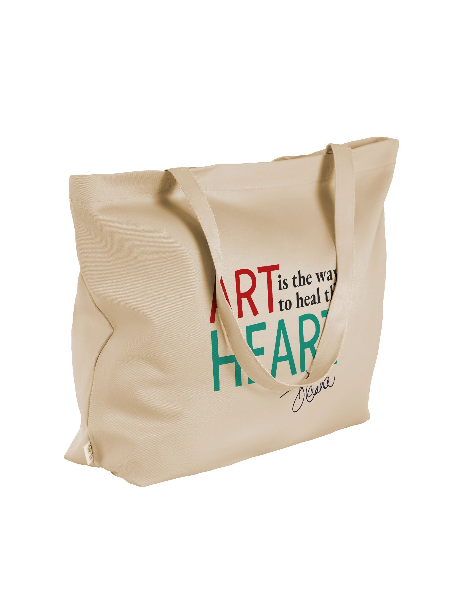 Art is the Way to Heal the Heart, Eco Tote Bag product image (4)